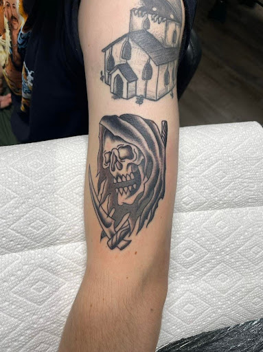 Find tattoo ideas for men music for your next unique tattoo in Loveland at Satori Tattoo