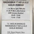 iskenderun 17 no'lu Aile sağlığı merkezi