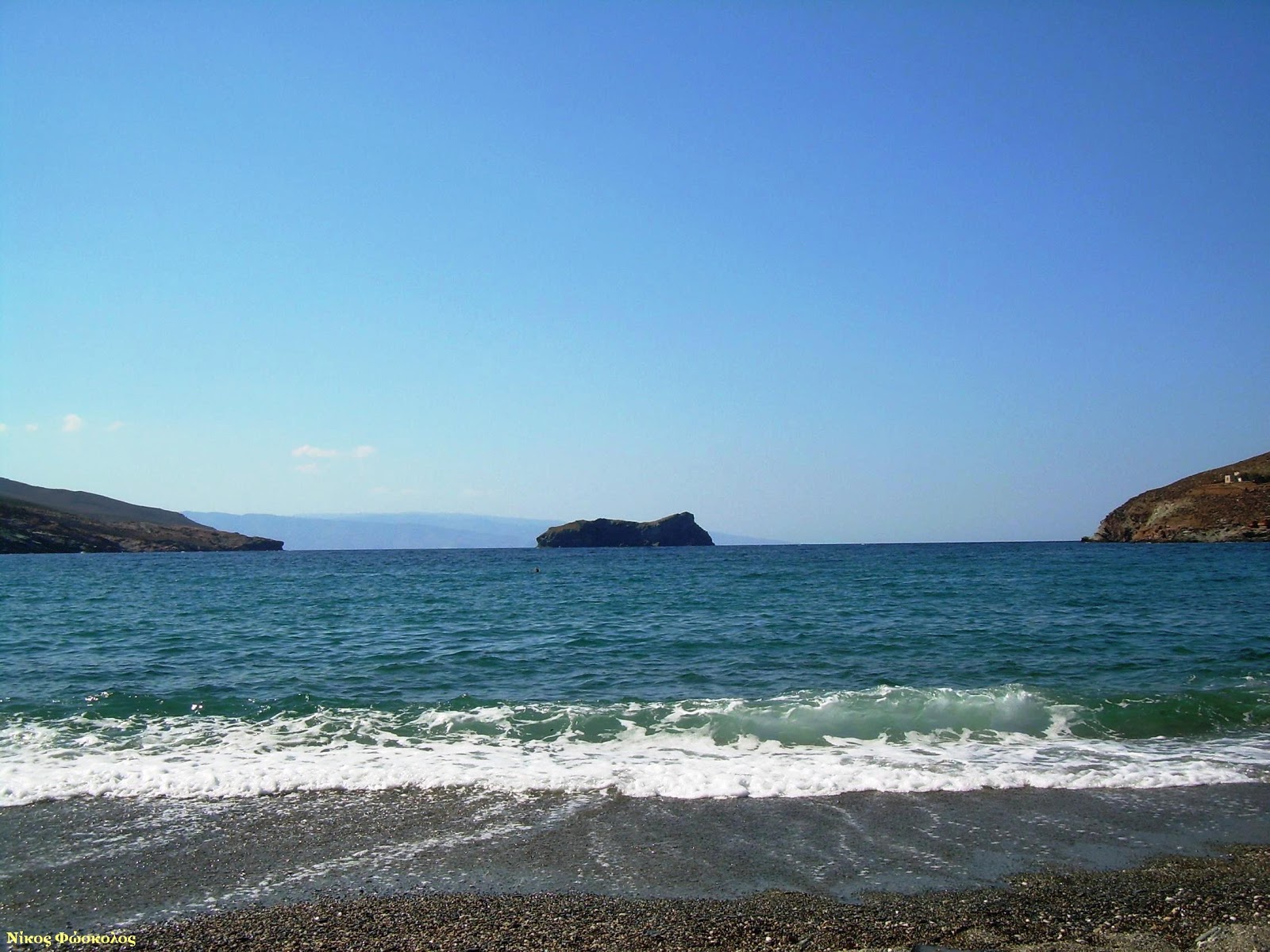 Foto di Paralia Agapiani con parzialmente pulito livello di pulizia