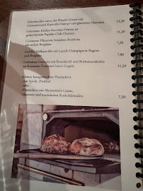 Menu / carte de Gasthaus Bauerntafel auf St.Barbara à Freiburg im Breisgau