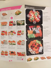 Restaurant de sushis Light Sushi à Paris - menu / carte
