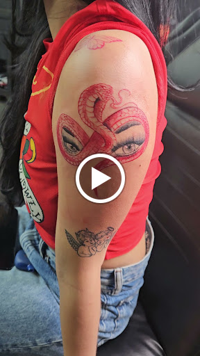 Explore arm and chest tattoo ideas, creative tattoo ideas in Bakersfield, available at Monster Ink