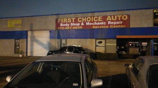 Auto Body Shop «first choice auto», reviews and photos, 4240 Forest Ln, Garland, TX 75042, USA