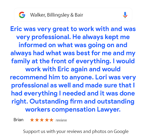 General Practice Attorney «Walker, Billingsley & Bair», reviews and photos