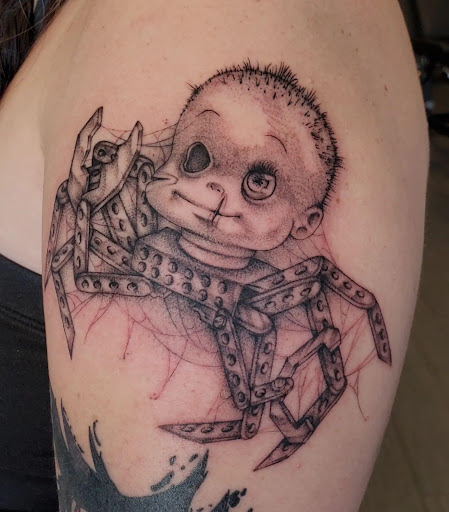 Explore dirty hands clean money tattoo ideas, creative tattoo ideas in Palm Harbor, available at Angry Owl Tattoo and Piercing