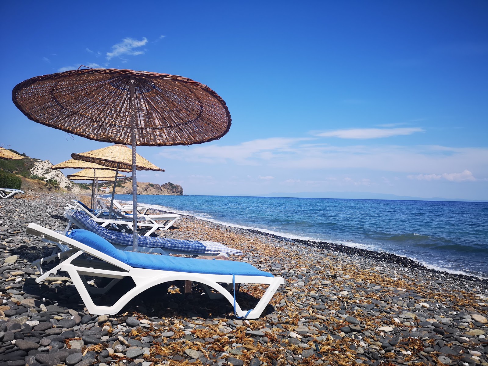 Foto van Yeniliman sahil met turquoise puur water oppervlakte