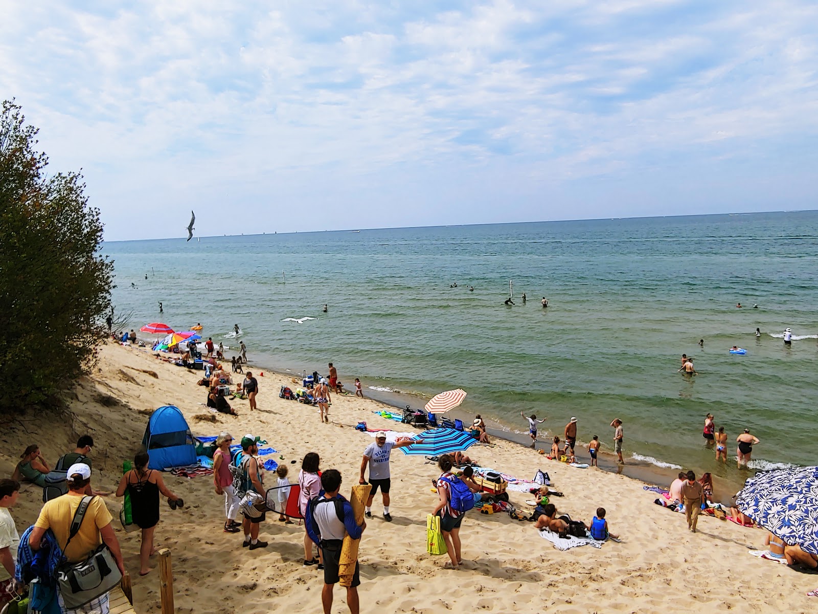 Foto von Tunnel Park Beach mit feiner beiger sand Oberfläche
