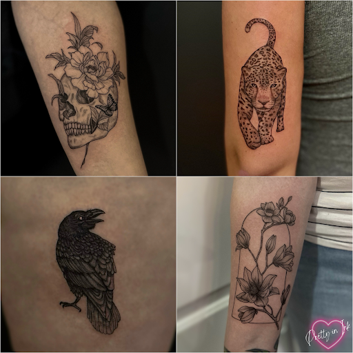 Explore urban tattoo ideas, creative tattoo ideas in Middleton, available at Pretty in Ink