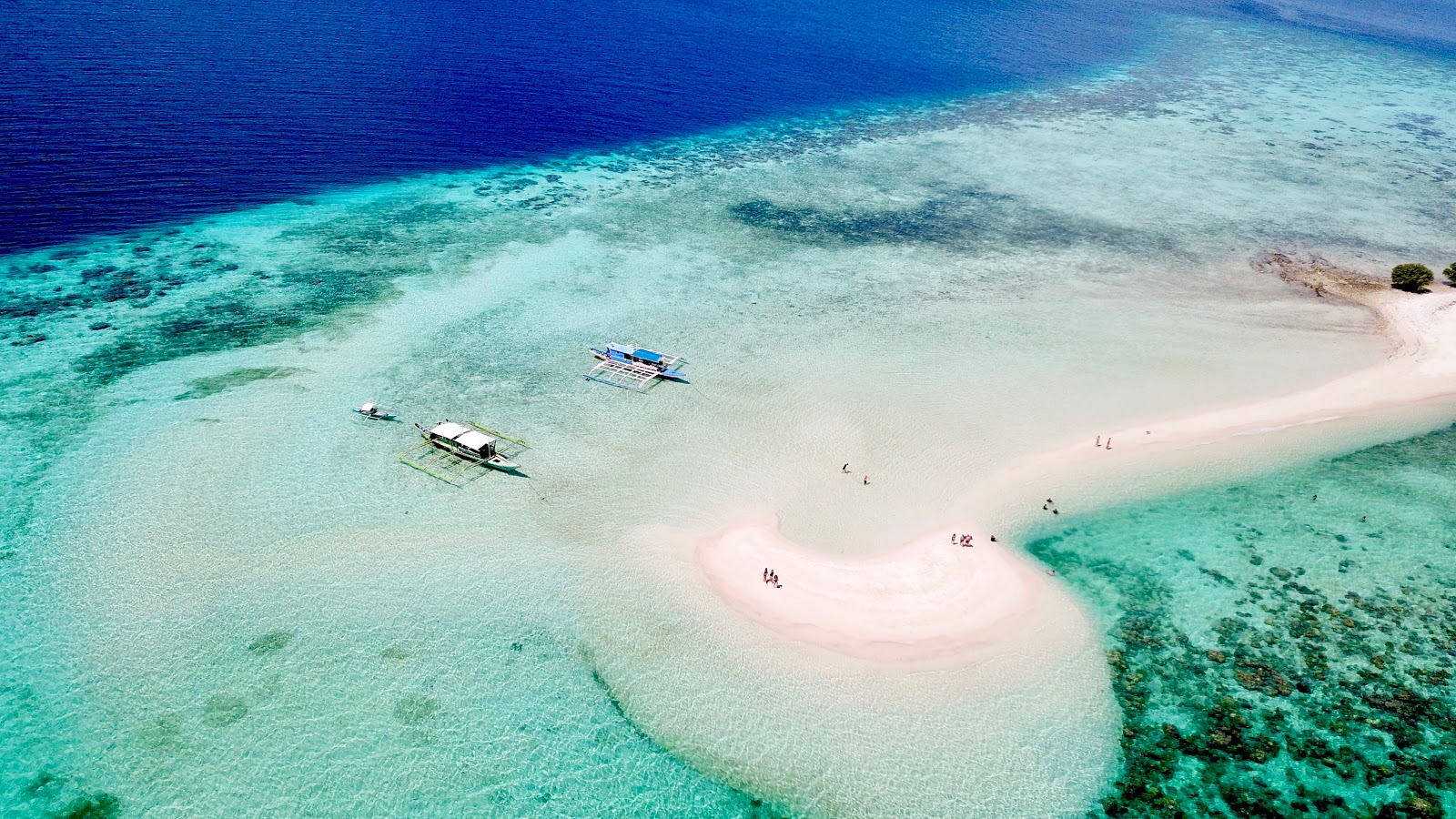 Foto av Ditaytayan Island Beach med turkos rent vatten yta