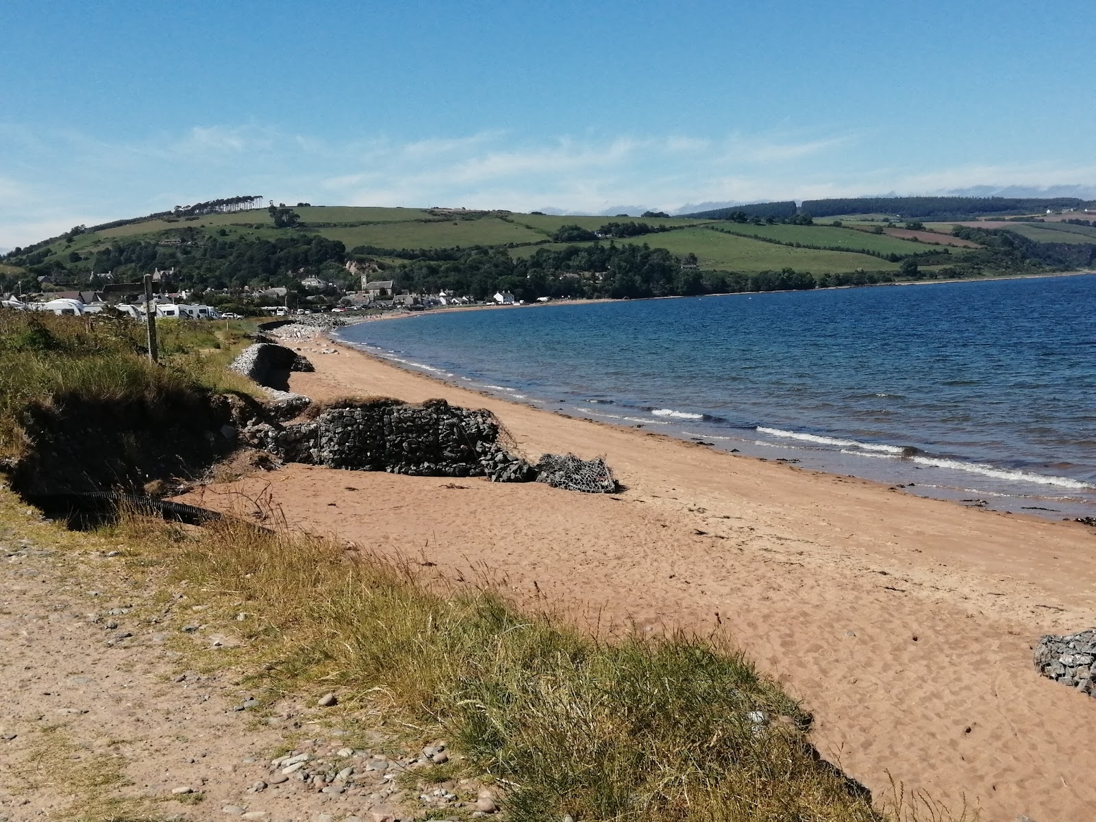 Foto av Rosemarkie Beach och bosättningen