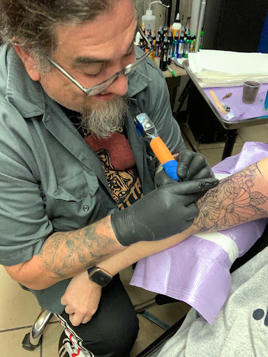 Explore christian half sleeve tattoo ideas, creative tattoo ideas in Rock Island, available at OTool Design Custom Tattoo