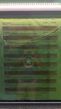 Menu du Pizza Tirilla ( di GianLuca Di Salvo) à Zafferana Etnea