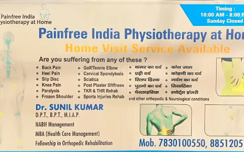 Pain Free India Physiotherapy At Home | Physiotherapist Near Me image