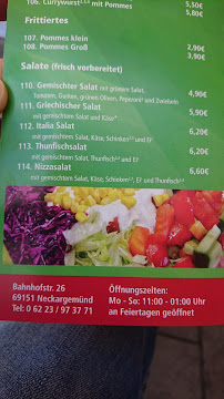 Restaurant de plats à emporter Arslan's à Neckargemünd - menu / carte