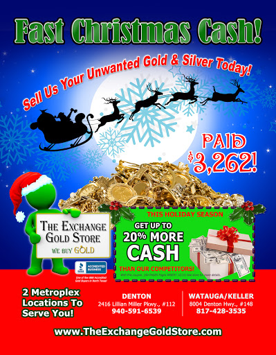 Gold Dealer «The Exchange Gold Store», reviews and photos, 2416 Lillian Miller Pkwy #112, Denton, TX 76205, USA