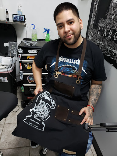 Explore invincible tattoo ideas, creative tattoo ideas in Warren, available at Dark Horse Tattoo Co. LLC.