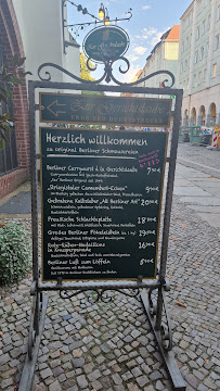 Zur Gerichtslaube à Berlin menu