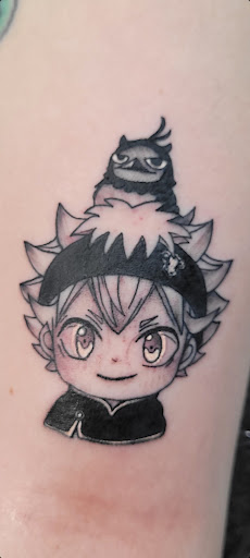 Explore small behind ear tattoo ideas, creative tattoo ideas in Benton, available at Spectrum Tattoo