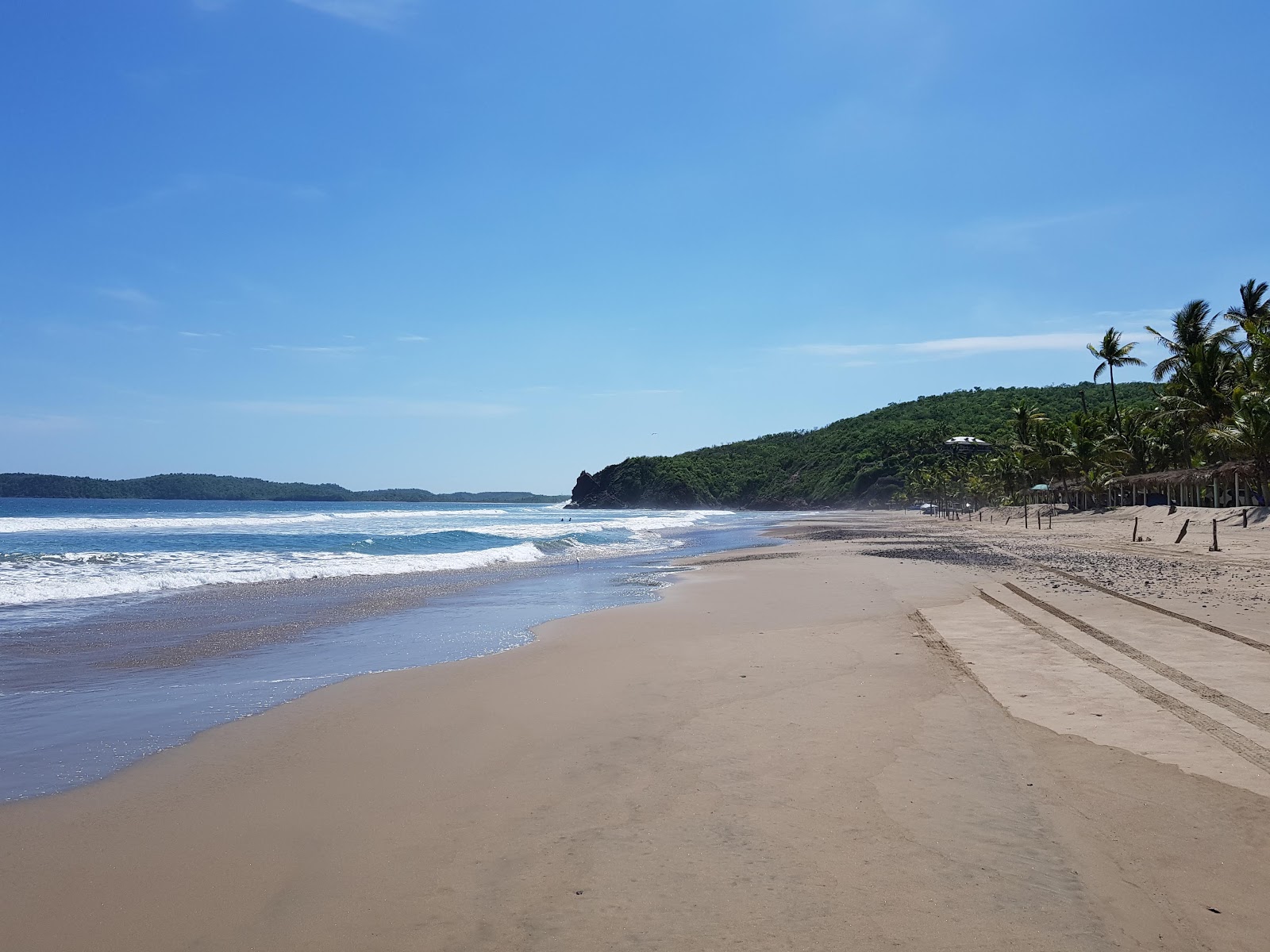 Foto av Boca De Iguanas med lång rak strand