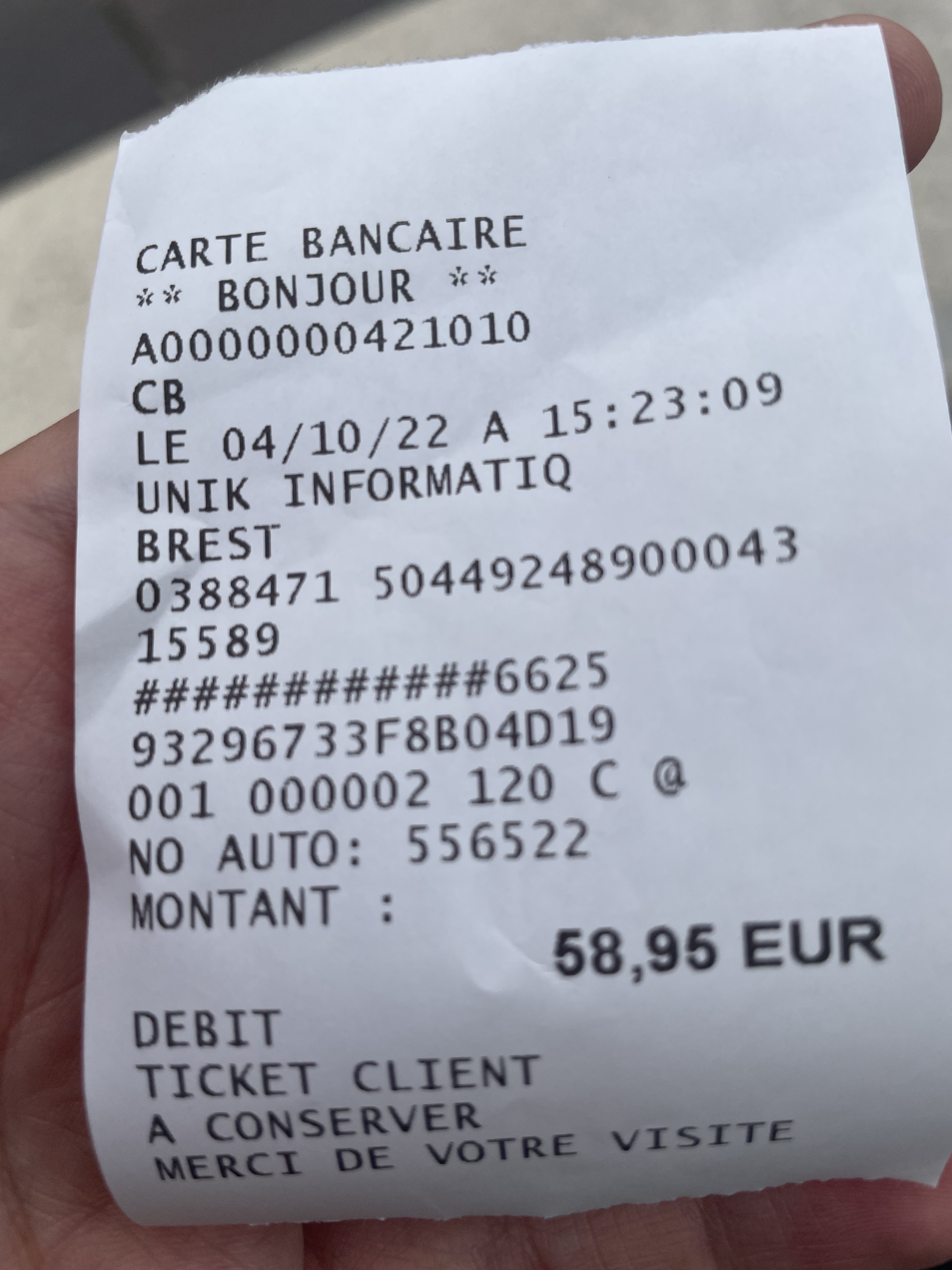 Photo n° 1 de l'avis de Hayat.a fait le 04/10/2022 à 13:33