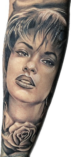 Explore joker hand tattoo ideas, creative tattoo ideas in Brighton, available at Eze-Boi Family Studios