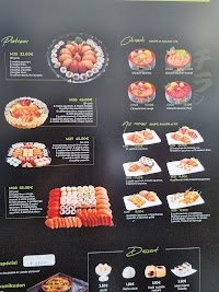 Menu du Sushi Mod à Paris