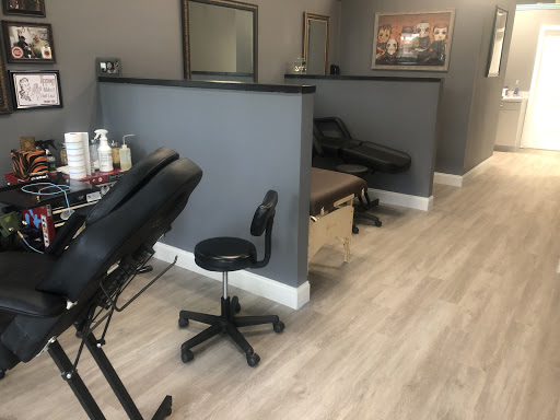 Explore calf tattoo ideas men, creative tattoo ideas in Lakeland, available at Lyons Den Tattoo Company