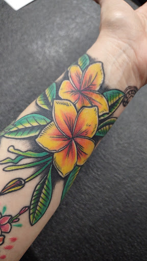 Explore female foot tattoo ideas, creative tattoo ideas in Redding, available at DEADLIFT TATTOO