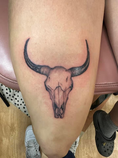 Explore chest tattoos for men ideas, creative tattoo ideas in New Hampton, available at Crescent Moon Tattoo