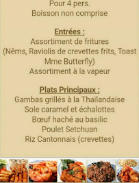 Restaurant DIEP à Paris menu
