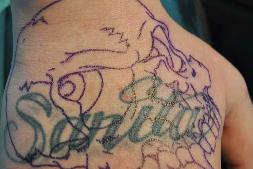 Explore belle tattoo ideas, creative tattoo ideas in Reading, available at Lasting Image Tattoos