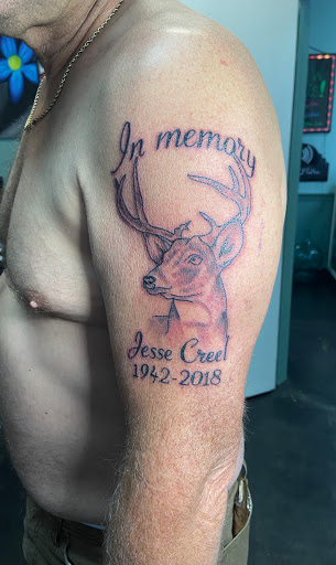 Explore the last of us tattoo ideas, creative tattoo ideas in Meridian, available at Creative Pain Tattoo Studio