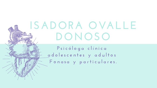 Psicóloga Isadora Ovalle Donoso - Viña del Mar