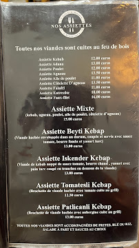 Restaurant turc Urfa Et & Mangal à Marseille - menu / carte