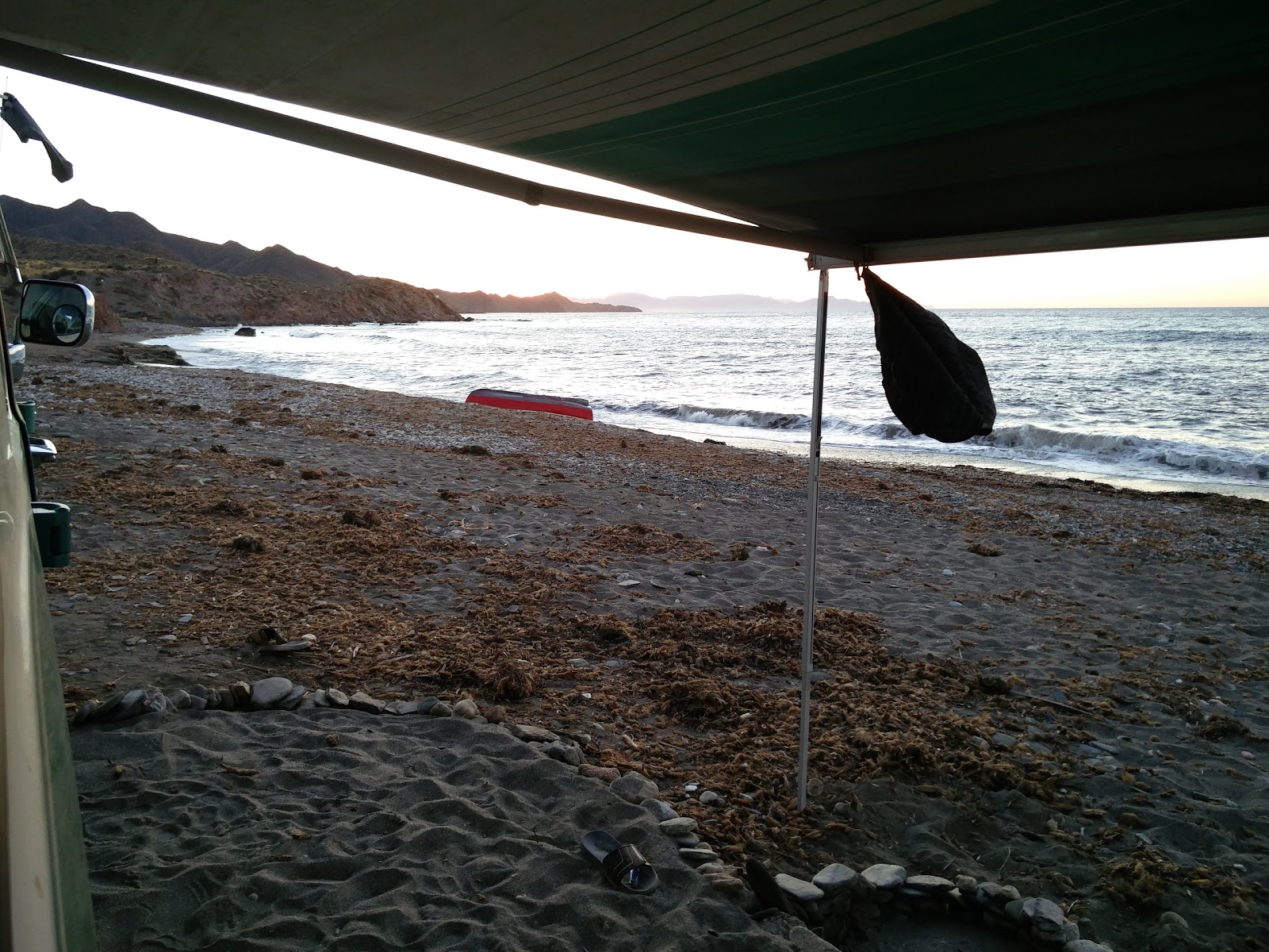 Foto av Playa el Melarco med liten vik