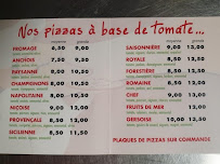 Menu / carte de Pizza Marius à Auch