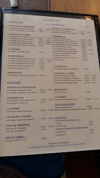 La Cabane Restaurant à L'Éguille menu