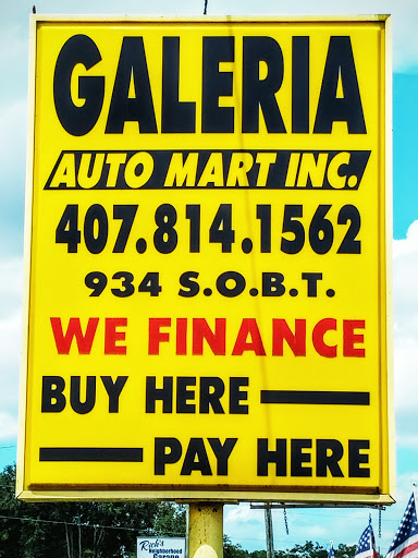 Used Car Dealer «Galeria Auto Mart Inc», reviews and photos, 934 S Orange Blossom Trail, Apopka, FL 32703, USA