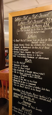 Le Bœuf Maillot à Paris menu