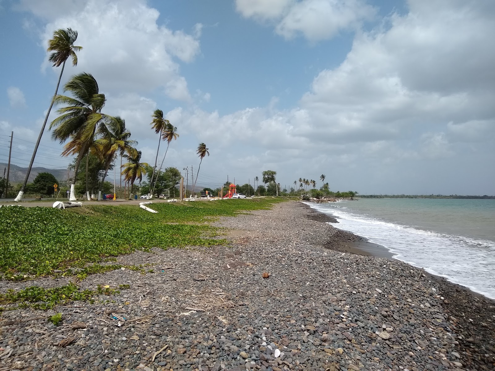 Zdjęcie Playa Las Ochenta z powierzchnią turkusowa czysta woda