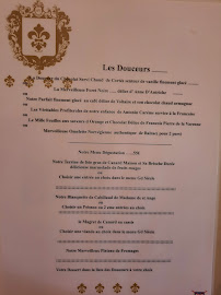 Restaurant français L'Atelier du Vigneron à Ollioules (la carte)