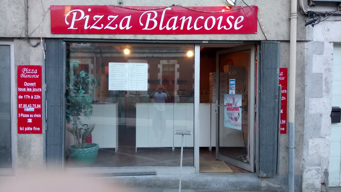 Pizza blancoise à Le Blanc