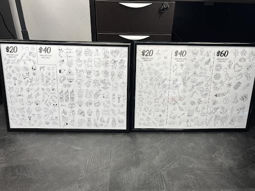 Explore sheet music tattoo ideas, creative tattoo ideas in Las Vegas, available at Creative Minds Tattoo