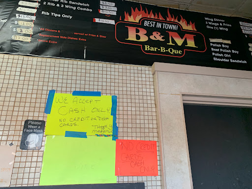 Meal Takeaway «B & M Bar-B-Q & Catering Services», reviews and photos, 840 E 105th St, Cleveland, OH 44108, USA