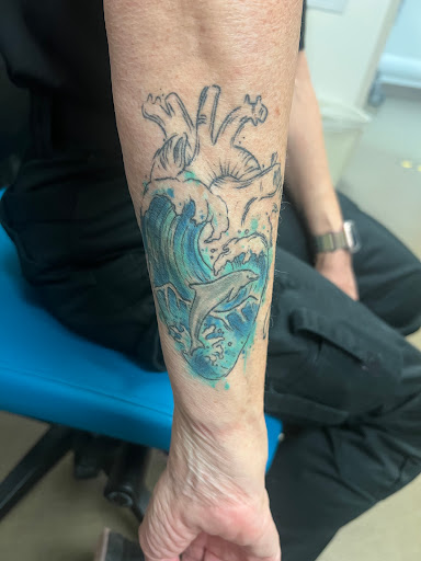Explore road runner tattoo ideas, creative tattoo ideas in New Bern, available at Lucky Street Tattoo