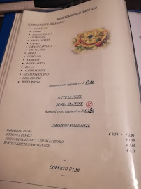 Menu / carte de Lu Riale à Matino