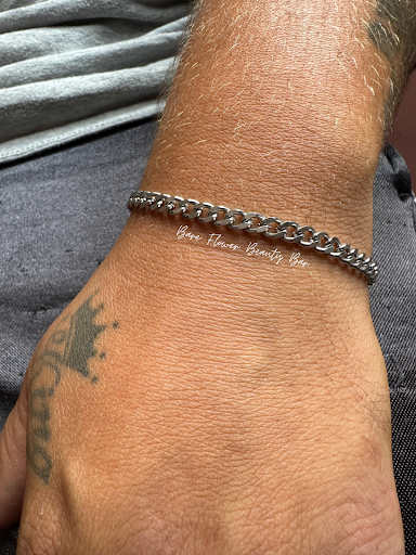 Explore tattoo ideas ankle bracelet, creative tattoo ideas in Whitehall, available at Bare flower beauty bar