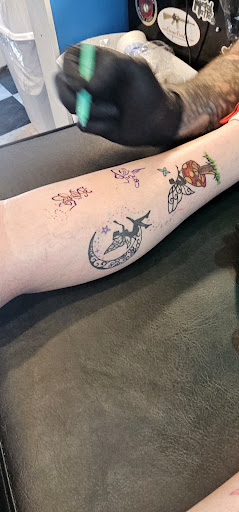 Explore full hand tattoo ideas, creative tattoo ideas in Independence, available at Time Machine Tattoo
