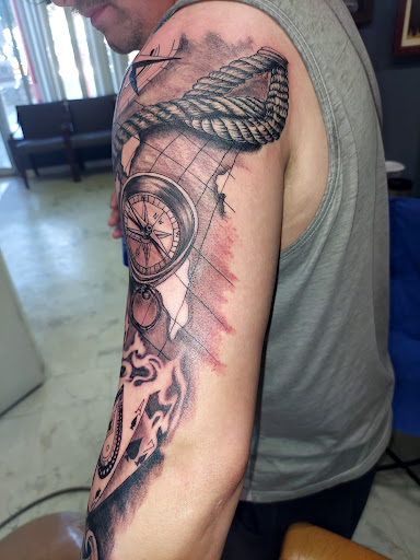 Explore plague doctor tattoo ideas, creative tattoo ideas in Odessa, available at Little Dragon Tattoos Studio