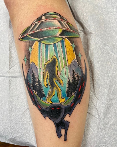 Explore funny tattoo ideas for guys, creative tattoo ideas in Calhoun, available at A Sailors Grave Tattoo Parlor